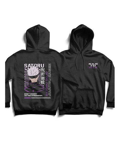 iShopping - Genteez Gojo Satoru Digital Printed Pullover Hoodie For Men