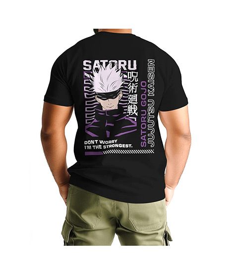 iShopping - Genteez Gojo Satoru Digital Printed T Shirt For Men