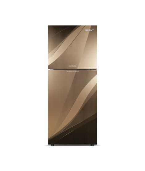 iShopping - Orient Marvel 470 Freezer-On-Top Glass Door Refrigerator 17 Cu Ft