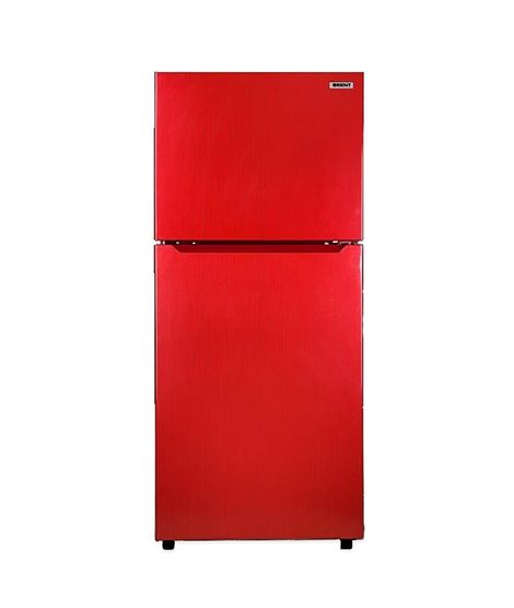 iShopping - Orient Grand 355 Freezer-On-Top Refrigerator 12 Cu. Ft Red Hairline