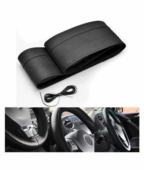 iShopping - Godzilla Stitching Car Steering Cover Grey
