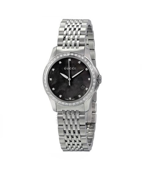 iShopping - Gucci G-Timeless Diamond Women's Watch Silver (YA126509)