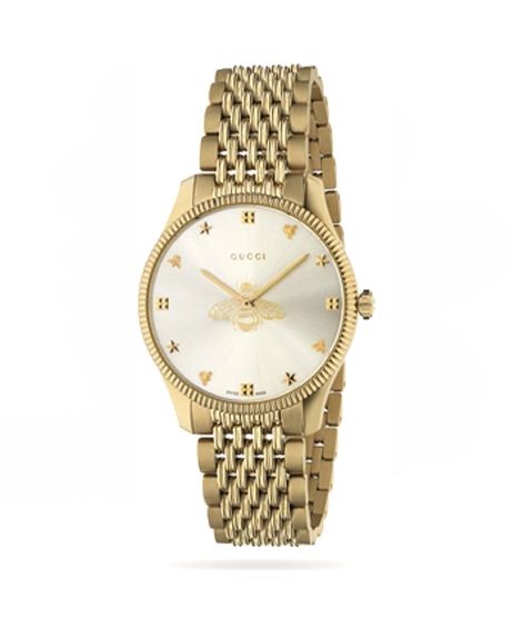iShopping - Gucci G-Timeless Slim Bee Women's Watch Gold (YA1264155)