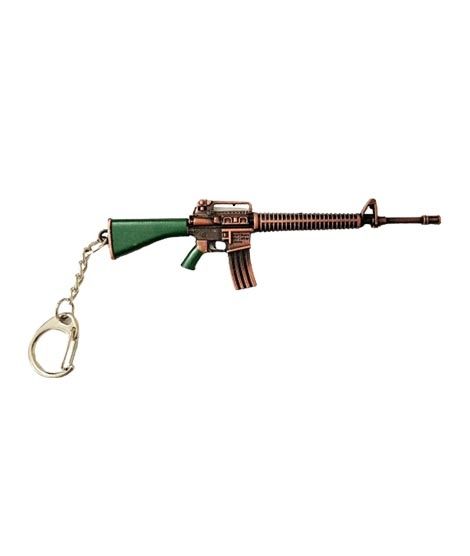 iShopping - King Hat & Caps Metallic Gun Keychain (0571)