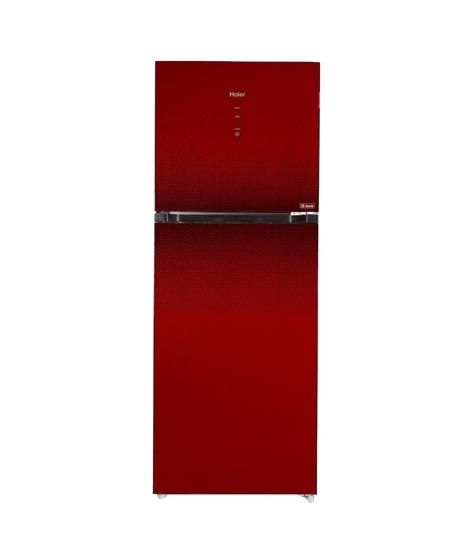 iShopping - Haier Digital Inverter Freezer-On-Top Refrigerator 13 Cu Ft Red (HRF-398IPR)