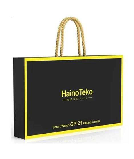 iShopping - Haino Teko Gift Set Smartwatch For Men Black (GP-21)
