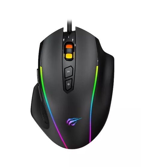 iShopping - Havit Backlit Programmable Gaming Mouse Black (HV-MS1011)