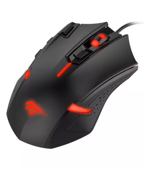 iShopping - Havit Backlit Programmable Gaming Mouse Black (HV-MS748)