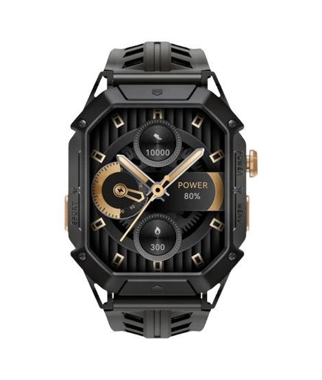 iShopping - Haylou Iron N1 Smartwatch with Amoled Display-Black
