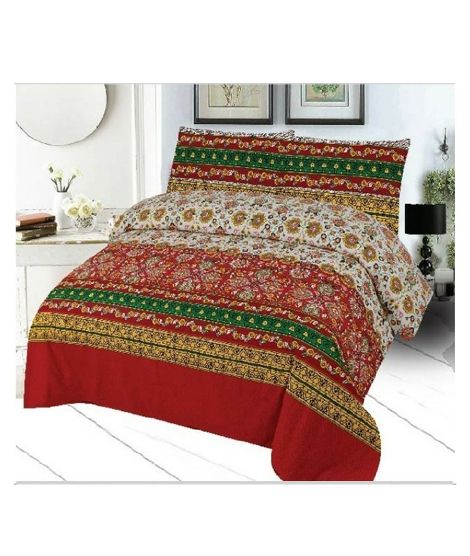 iShopping - Hi-fi Bazaar Cotton King Bedsheet (0054)