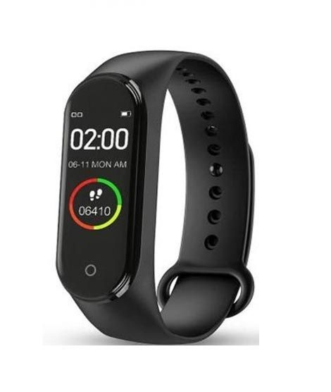 iShopping - HomeVela M4 Smart Fitness Band Black