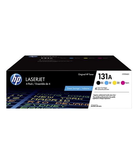 iShopping - HP 131A Toner Cartridges (CF210AQ1) Pack Of 4