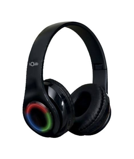 iShopping - Loud Lightup Wireless Headphone Black (HPBT810)