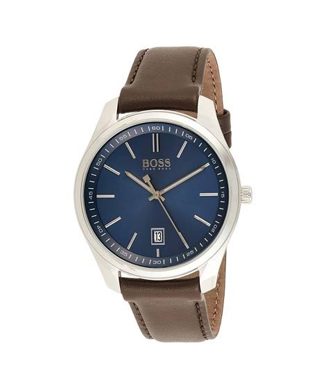 iShopping - Hugo Boss Analog Leather Men's Watch Brown (1513728)