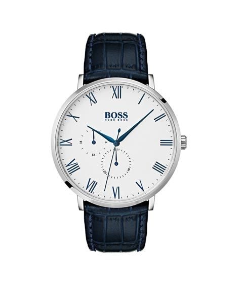 iShopping - Hugo Boss Analogue Leather Men's Watch Black (1513618)
