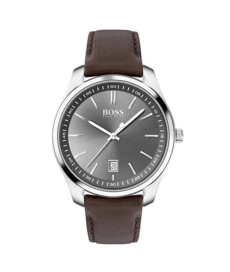 iShopping - Hugo Boss Circuit Leather Men's Watch Brown (1513726)