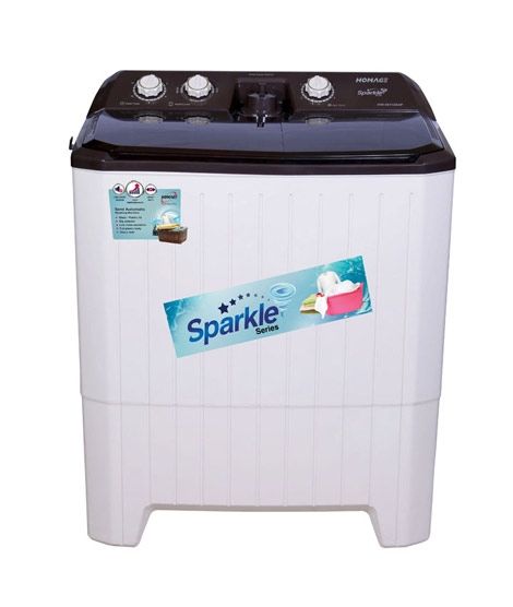 iShopping - Homage Sparkle Top Load Semi Automatic Washing Machine Grey 11Kg (HW-49102-Plastic)