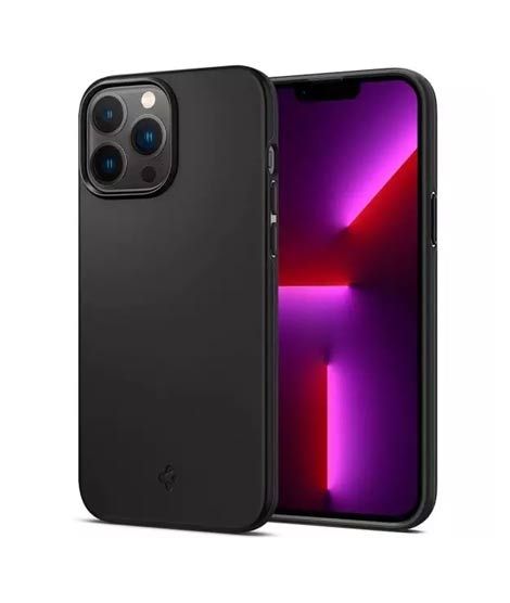 iShopping - Spigen Thin Fit Case For iPhone 13 Pro Max Matte Black (ACS03674)