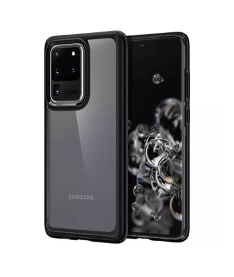 iShopping - Spigen Ultra Hybrid Matte Black Case For Galaxy S20 Ultra (AMT-0202)