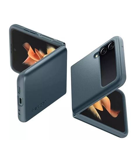 iShopping - Spigen Thin Fit Matte Green Case For Galaxy Z Flip 3 (ACS03080)