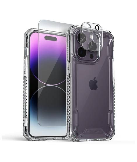 iShopping - VRS Design Terra Guard Crystal Case, Screen & Camera Protector For iPhone 14 Pro Max - Clear (AMT-8118)