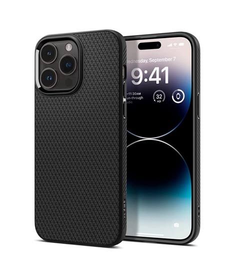 iShopping - Spigen Liquid Air Case For iPhone 14 Pro - Matte Black (ACS04957)