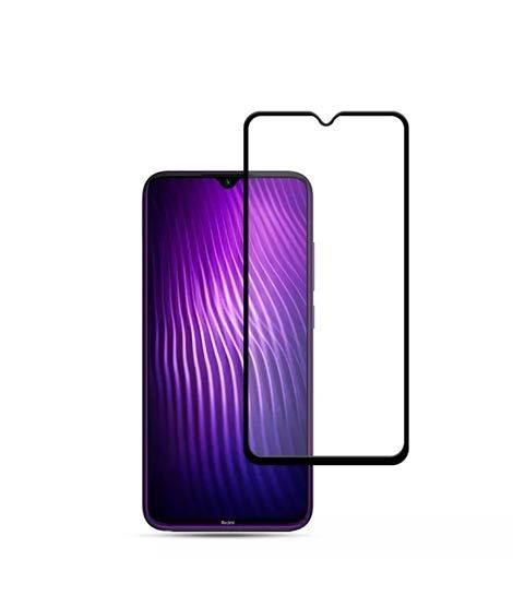 iShopping - Mocolo Tempered Glass Protector For Redmi Note 8 - Black (AMT-0117)