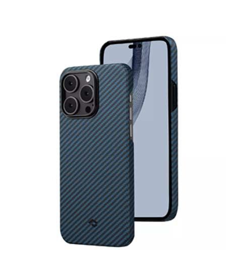 iShopping - Pitaka MagEZ 3 Magnetic Case For iPhone 14 Pro Max Black/Blue (AMT-9800)