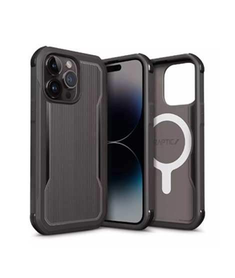 iShopping - Raptic Fort Magsafe Case For iPhone 14 Pro Max - Charcoal (AMT-3999)