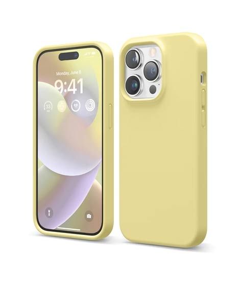 iShopping - Elago Premium Silicone Case For iPhone 14 Pro Yellow (AMT-6729)