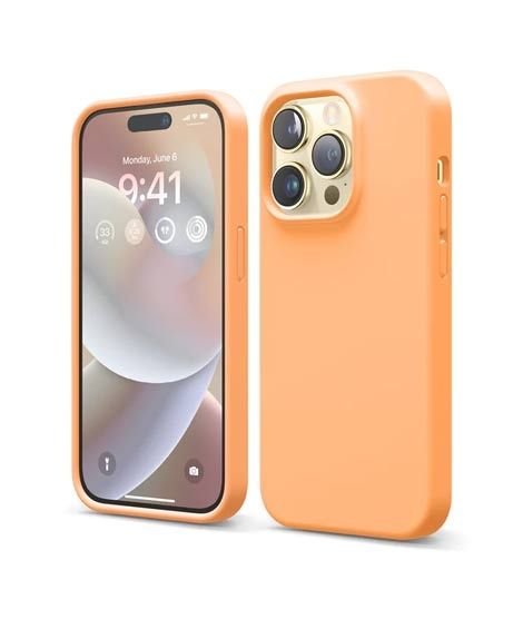 iShopping - Elago Premium Silicone Case For iPhone 14 Pro Orange (AMT-6723)