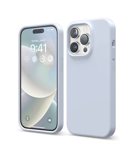 iShopping - Elago Premium Silicone Case For iPhone 14 Pro Light Blue (AMT-6718)