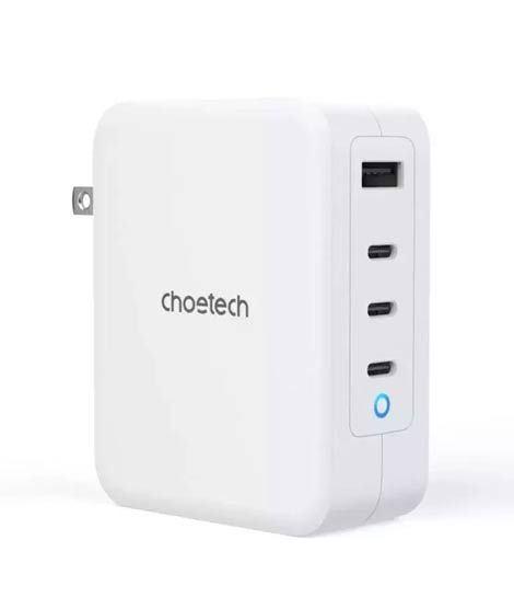 iShopping - Choetech Ultra Fast 130W Adapter Charger White - (PD6001)