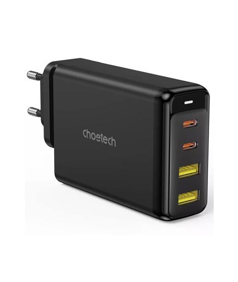 iShopping - Choetech 140W 4-Port Quick Charger Black - (PD6005)