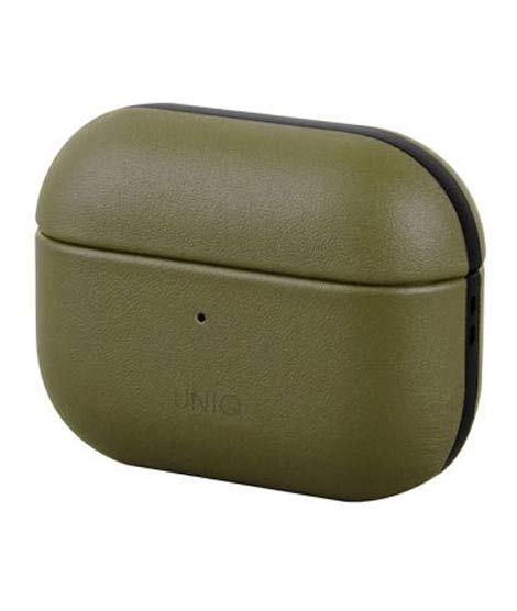 iShopping - Uniq Terra Genuine Leather Case For Airpod Pro Olive