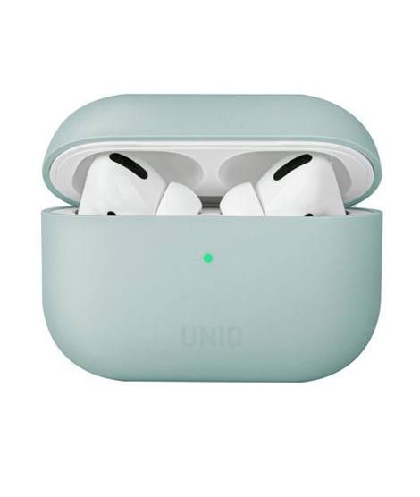 iShopping - Uniq Lino Hybrid Liquid Silicon Case For Airpod Pro Mint Green
