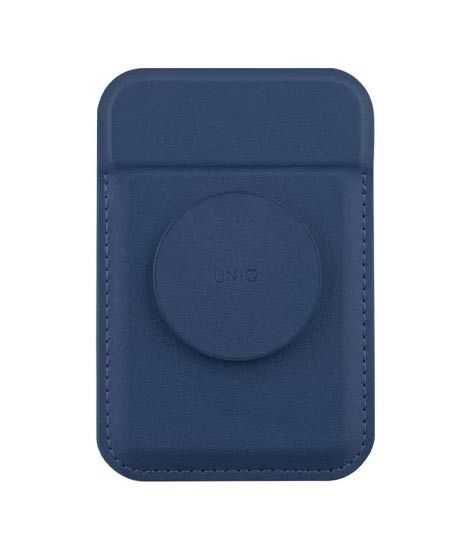 iShopping - Uniq Flixa Magnetic Pop Grip Stand and Card Holder Navy Blue
