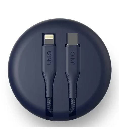 iShopping - Uniq Halo USB-C to Lightning Smart Cable Organiser Blue