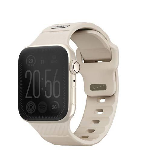 iShopping - Uniq Stride FKM Tough Rubber Strap For Apple Watch Pale Khaki