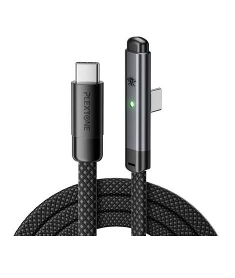 iShopping - Plextone C2C T100 Type- C To Type- C 66W Gaming Charge Cable