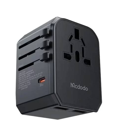 iShopping - Mcdodo 33W PD Fast Charging Universal Travel Adapter Black (CP-4290)