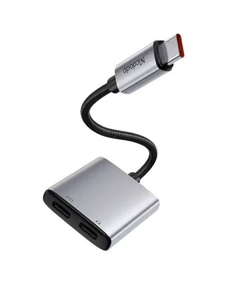 iShopping - Mcdodo PD 60W 2 In 1 Dual USB-C To Type C Audio Adapter (CA-5570)