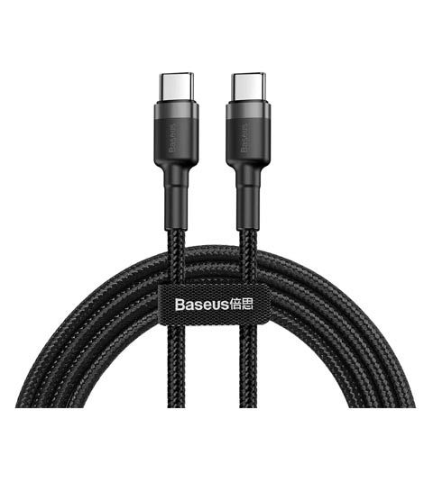 iShopping - Baseus Cafule PD 60W Type C Flash Charging Cable 2M black