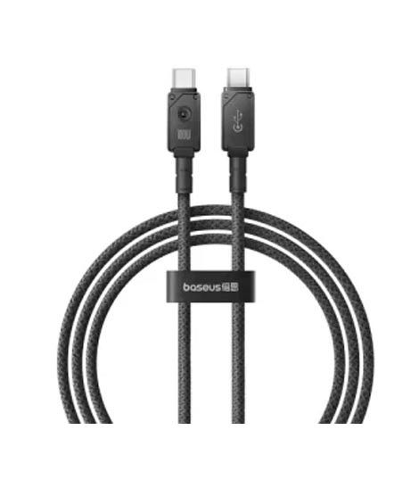 iShopping - Baseus Unbreakable 100W Type-C To Type-C Fast Charging Data Cable 1M Cluster Black