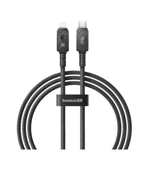 iShopping - Baseus Unbreakable Series 20W Type-C To iPhone PD Fast Charging Data Cable 2M Cluster Black