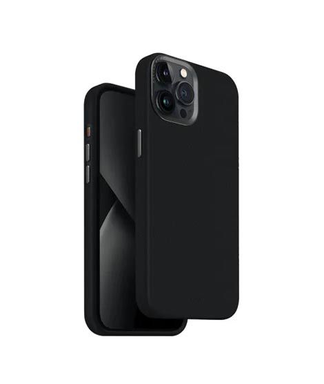 iShopping - Uniq Lyden Magclick Charging Compatible Case For iPhone 15 Pro Max Dallas Black
