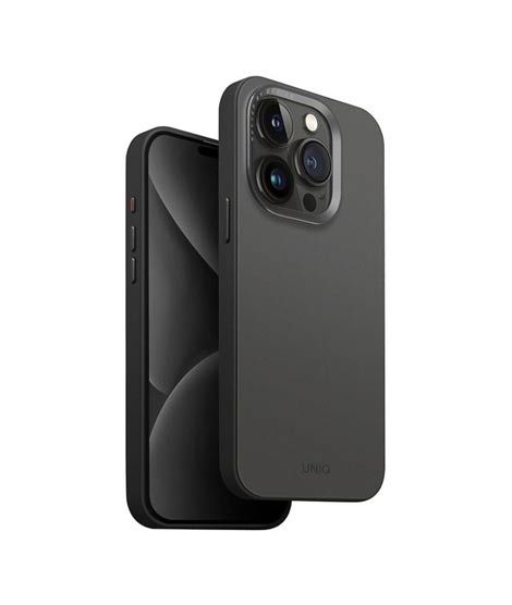 iShopping - Uniq Lyden DS MagClick MagSafe Case For iPhone 15 Pro Charcoal Grey