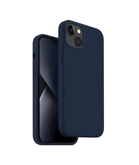 iShopping - Uniq Lino Phone Case For iPhone 14 Plus Marine Blue