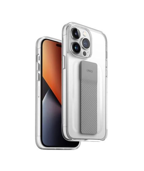 iShopping - Uniq Heldro Mount Series Case For iPhone 14 Pro Lucent Clear
