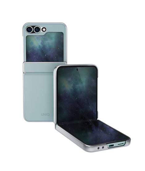 iShopping - Uniq Ora Leatherette Case For Samsung Galaxy Z Flip 6 Mint